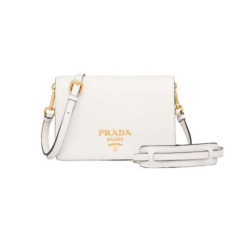 prada white purse|Prada adjustable shoulder.